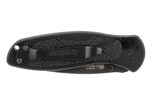Kershaw Knives Blur 3.4" Drop Point Blade with Plain Edge in Black with aluminum handle